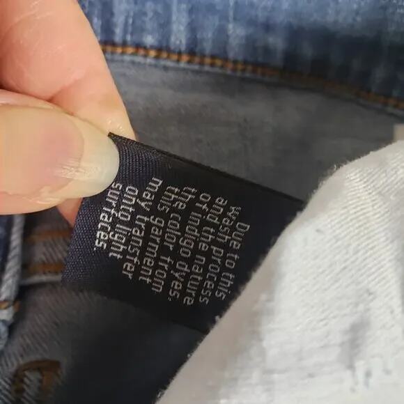 Madewell Distressed Blue Denim 9" High Rise Skinny Jeans Women's Size 28 - Picture 10 of 15